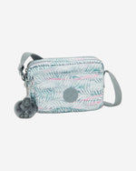 حقيبة كتف متوسطة الحجم من كيبلينج أبانو إم بنقشة أوراق النخيل I6237-3QN