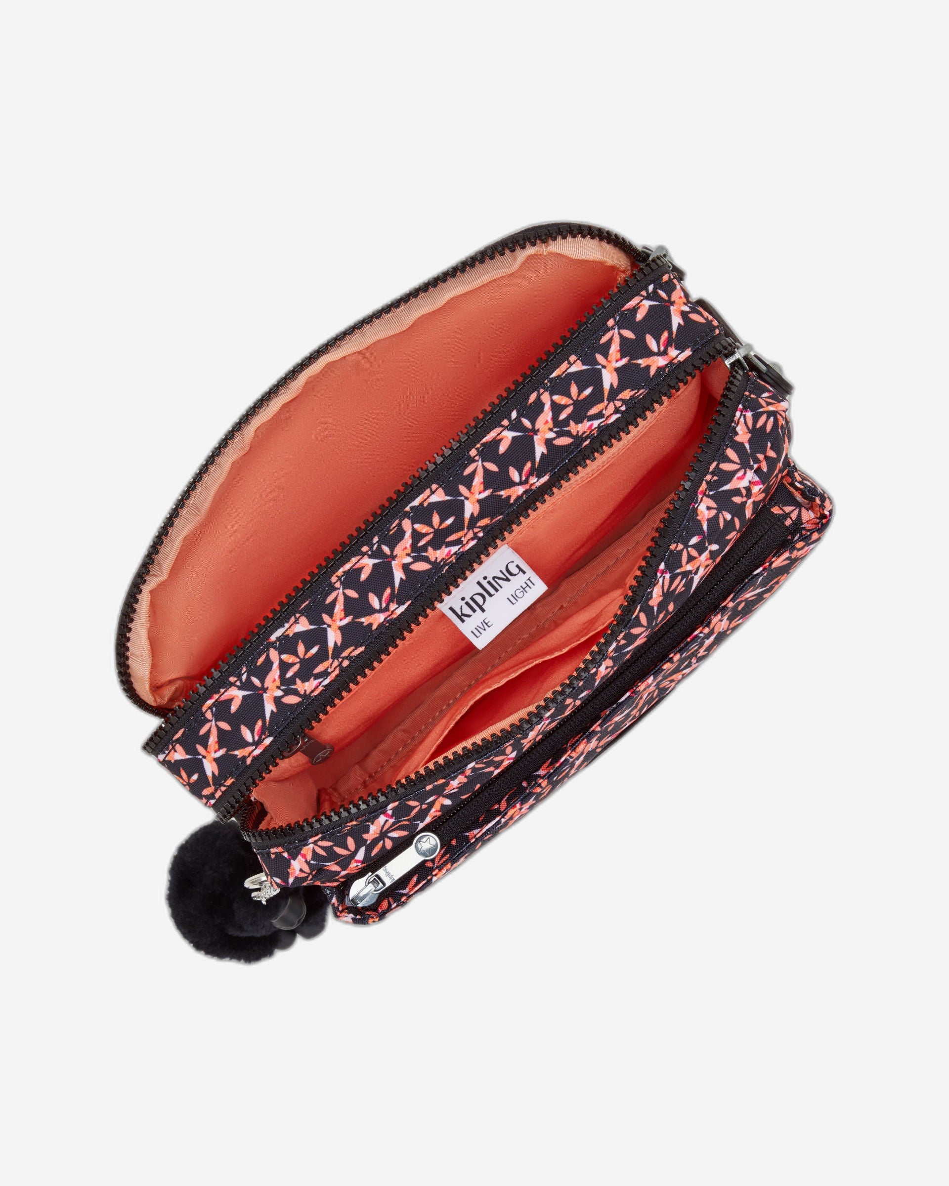 حقيبة كتف متوسطة الحجم من Kipling Abanu M Dancing Bouquet I6237-46X