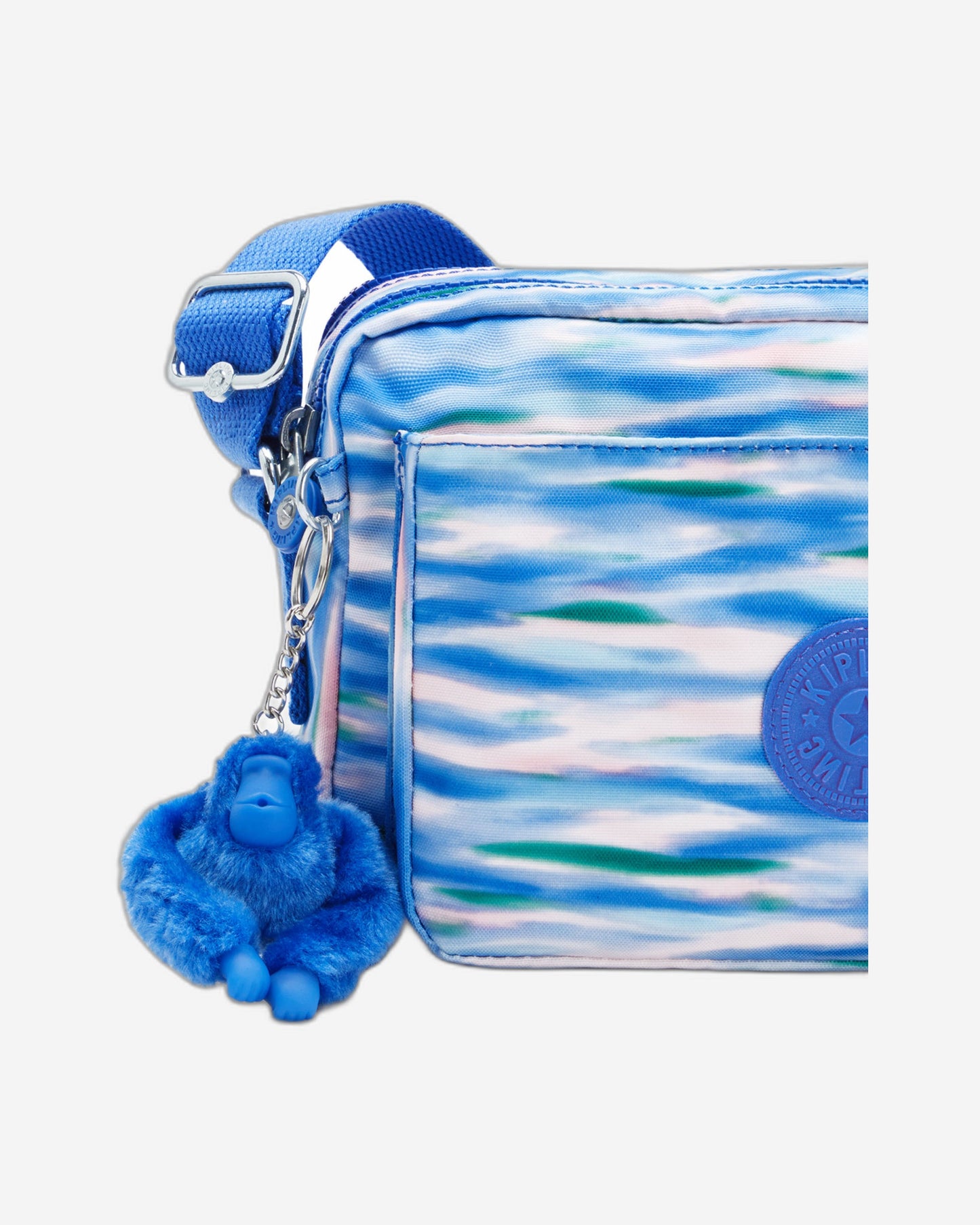 حقيبة كتف متوسطة الحجم من كيبلينج أبانو إم، زرقاء مخففة، C2I6237-TX9