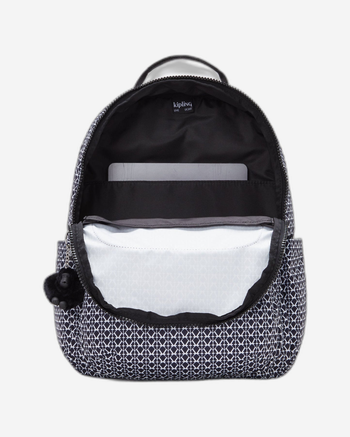 حقيبة ظهر كبيرة بطبعة سيول المميزة من كيبلينج C2I6269-DD2