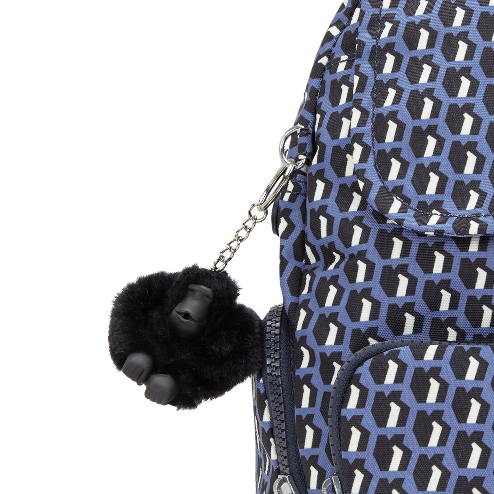 حقيبة ظهر كيبلينج سيتي زيب إس 3 دي كيه زرقاء صغيرة I6345-4JS