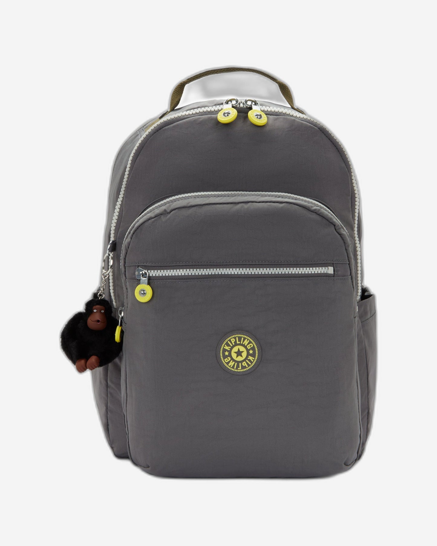 حقيبة ظهر Kipling Seoul College Extra Back to Grey كبيرة مع حجرة للكمبيوتر المحمول I6350-1DX