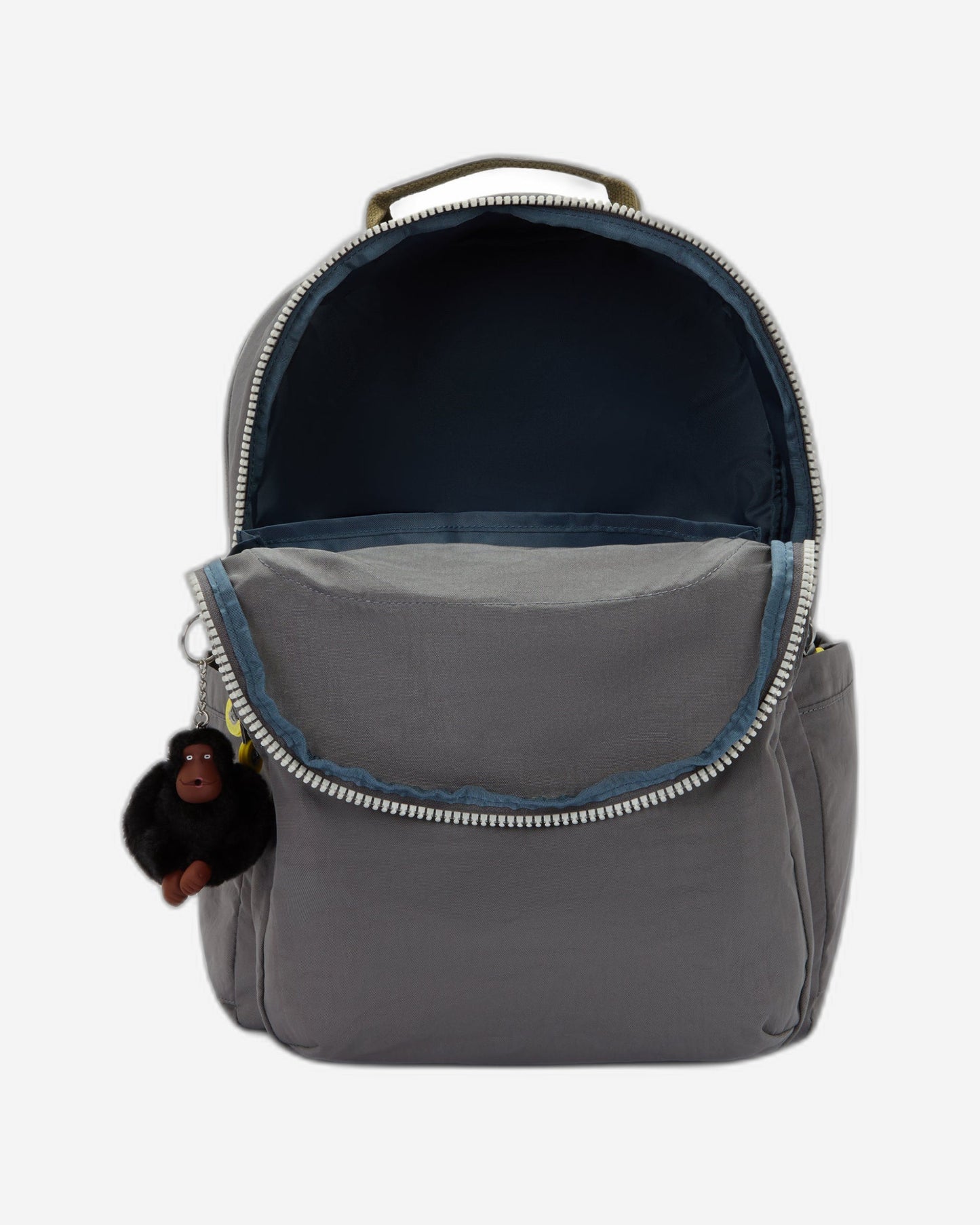 حقيبة ظهر Kipling Seoul College Extra Back to Grey كبيرة مع حجرة للكمبيوتر المحمول I6350-1DX