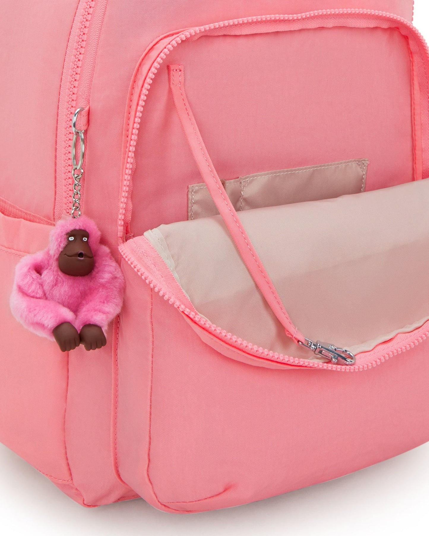 حقيبة ظهر Kipling Seoul College Extra Coral Sea Large مع حجرة للكمبيوتر المحمول I6350-24O