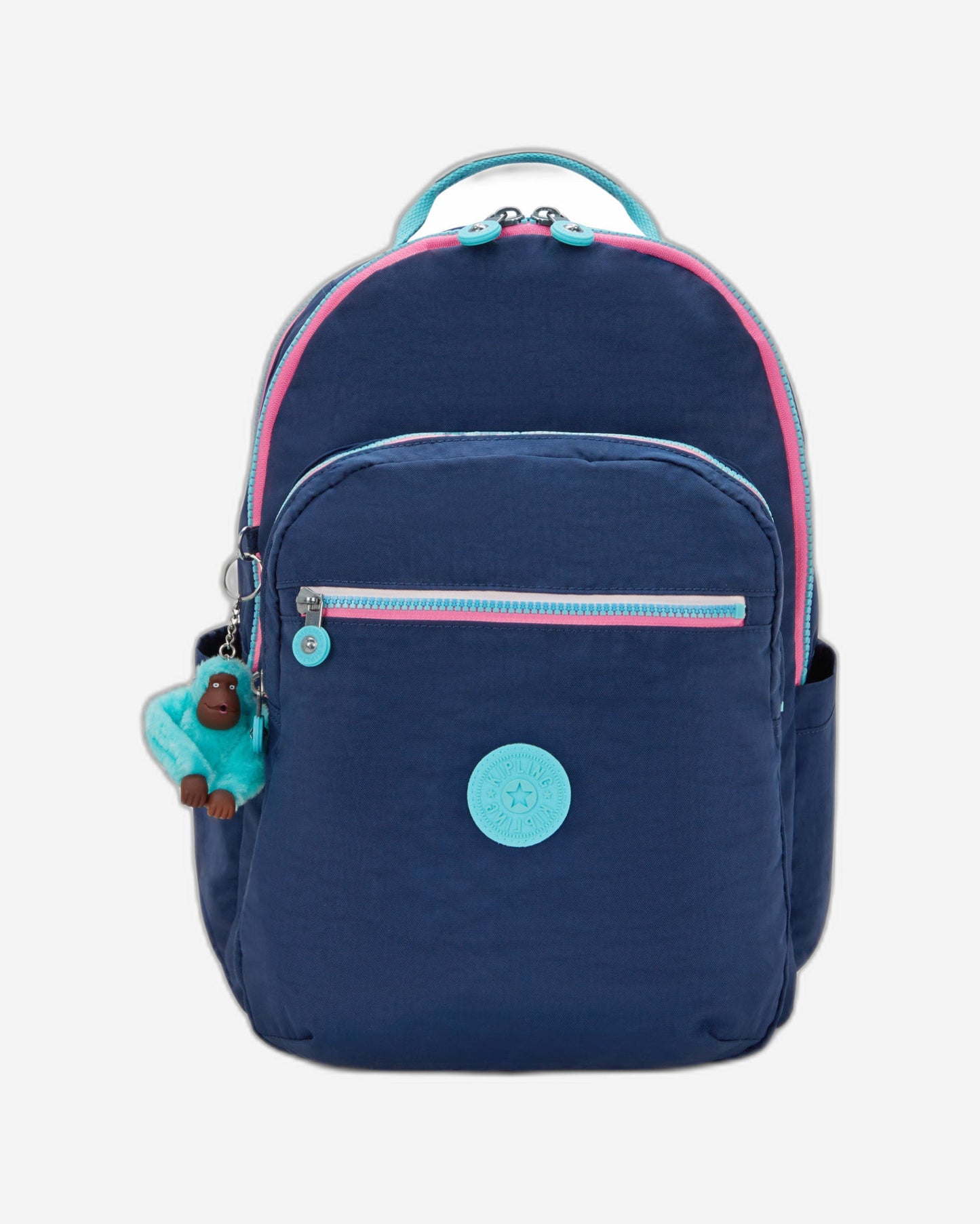 حقيبة ظهر Kipling Seoul College Extra Resort Navy كبيرة مع حجرة للكمبيوتر المحمول I6350-2DG