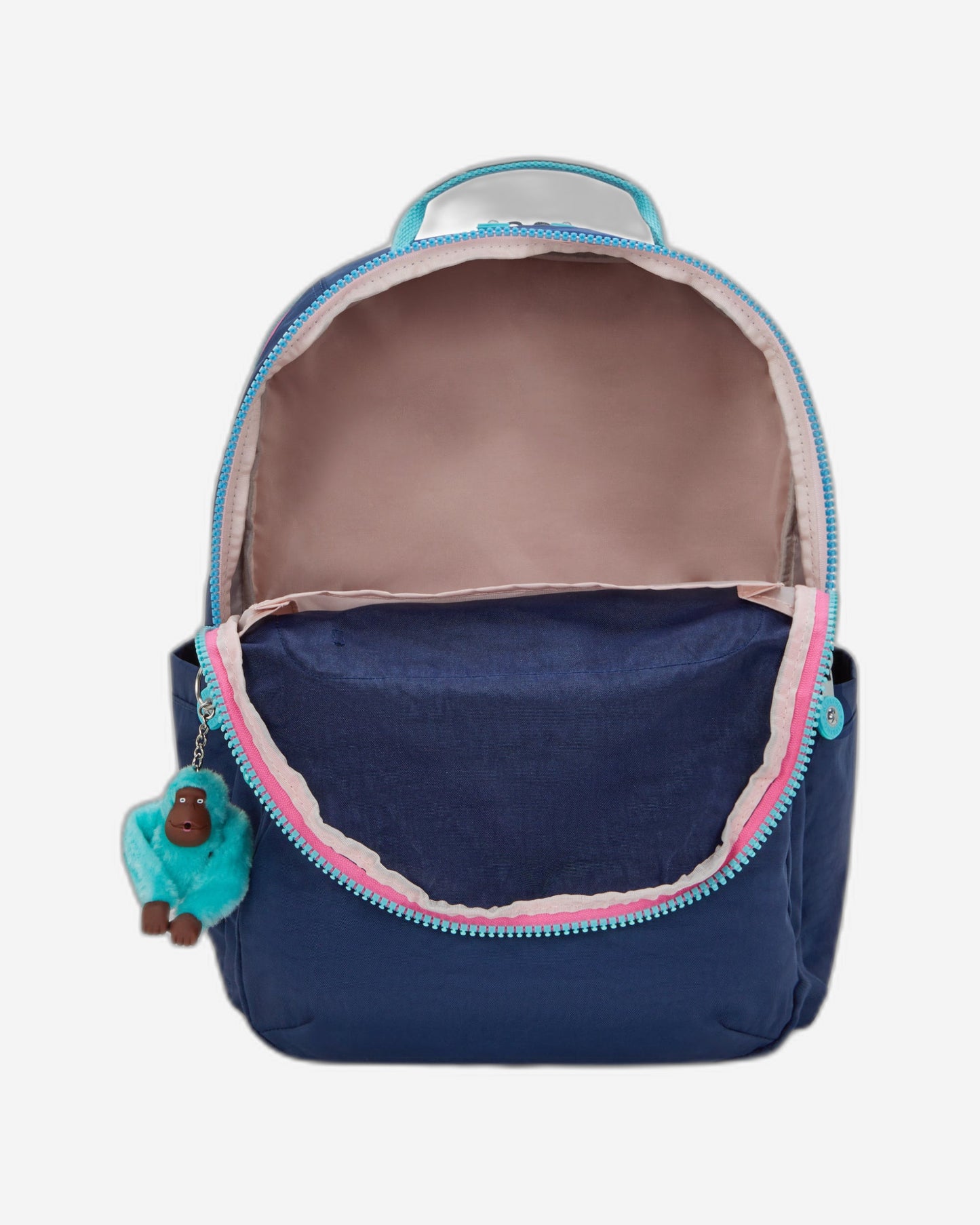 حقيبة ظهر Kipling Seoul College Extra Resort Navy كبيرة مع حجرة للكمبيوتر المحمول I6350-2DG