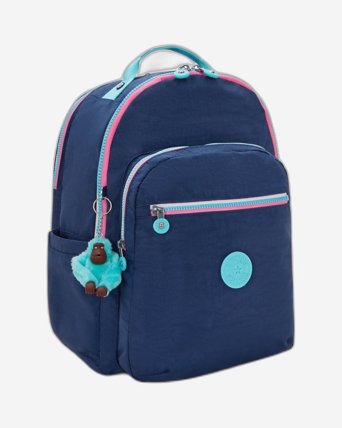 حقيبة ظهر Kipling Seoul College Extra Resort Navy كبيرة مع حجرة للكمبيوتر المحمول I6350-2DG