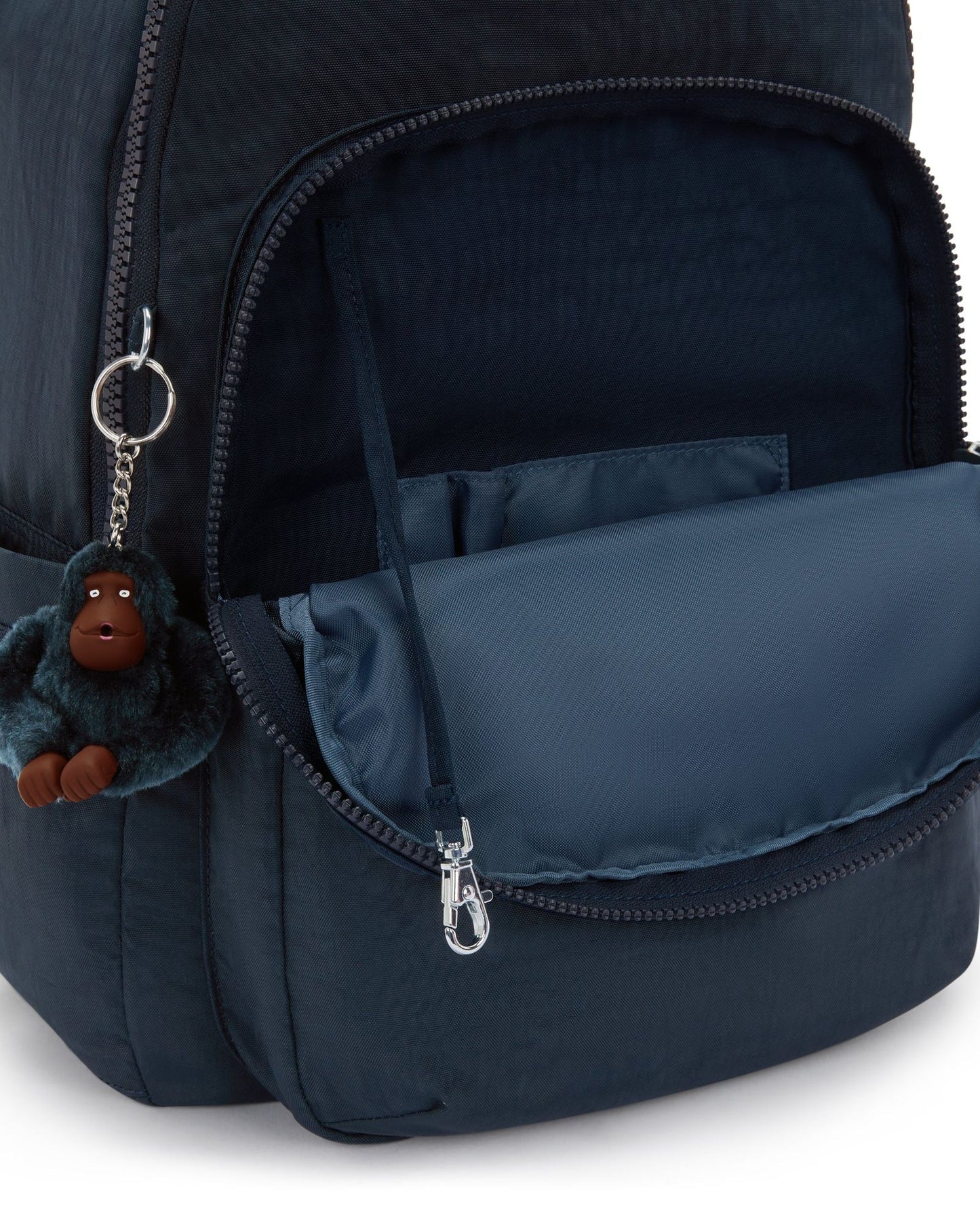 حقيبة ظهر Kipling Seoul College Extra True Blue Tonal كبيرة مع حجرة للكمبيوتر المحمول I6350-4DX