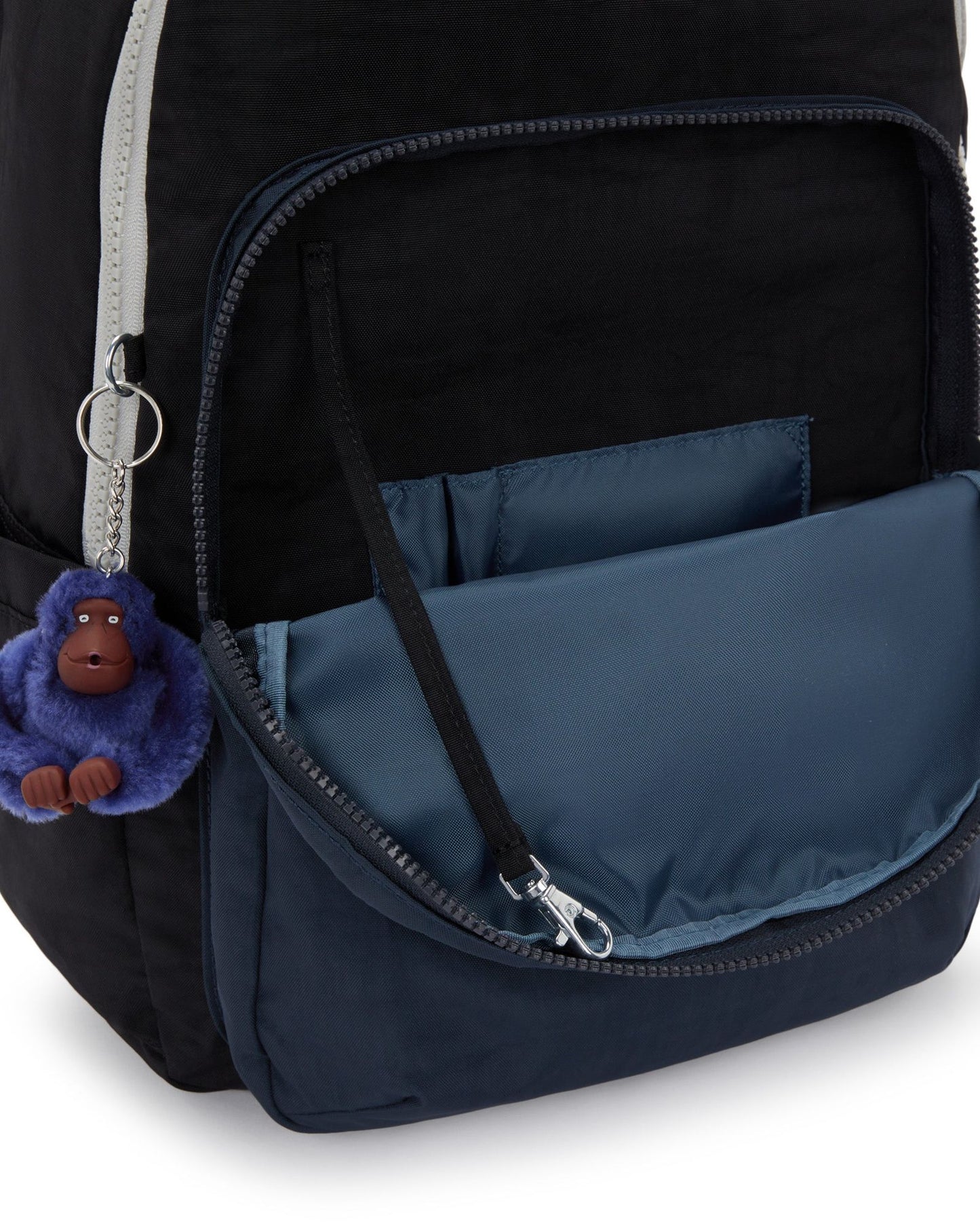 حقيبة ظهر Kipling Seoul College Extra True Block كبيرة مع حجرة للكمبيوتر المحمول I6350-74Q