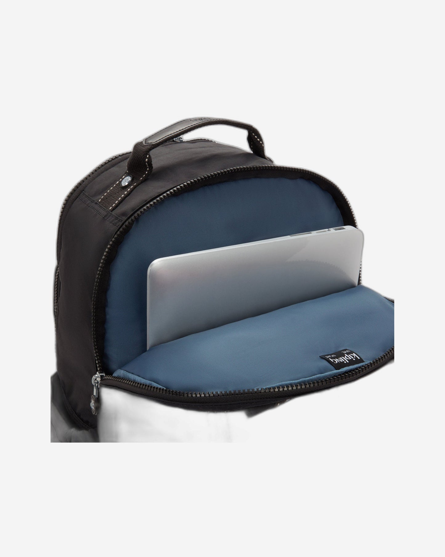 حقيبة ظهر Kipling Seoul College Extra True Black كبيرة مع حجرة للكمبيوتر المحمول I6350-J99