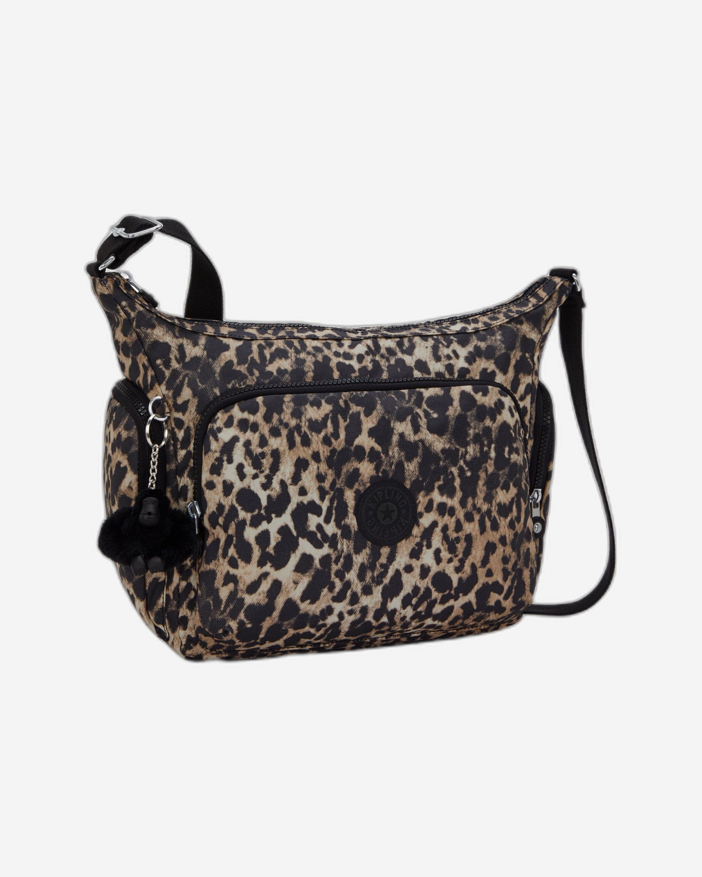 حقيبة Kipling Gabb Wild Leopard كبيرة متقاطعة I6525-6JP