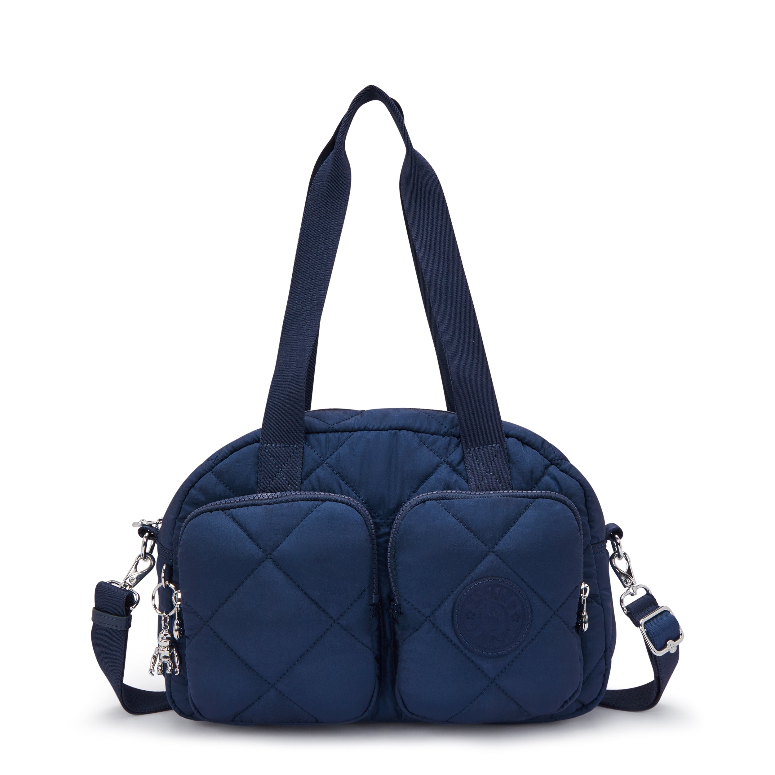 Kipling Cool Defea Airy Blue Quilt Medium Shoulderbag I6560-93U