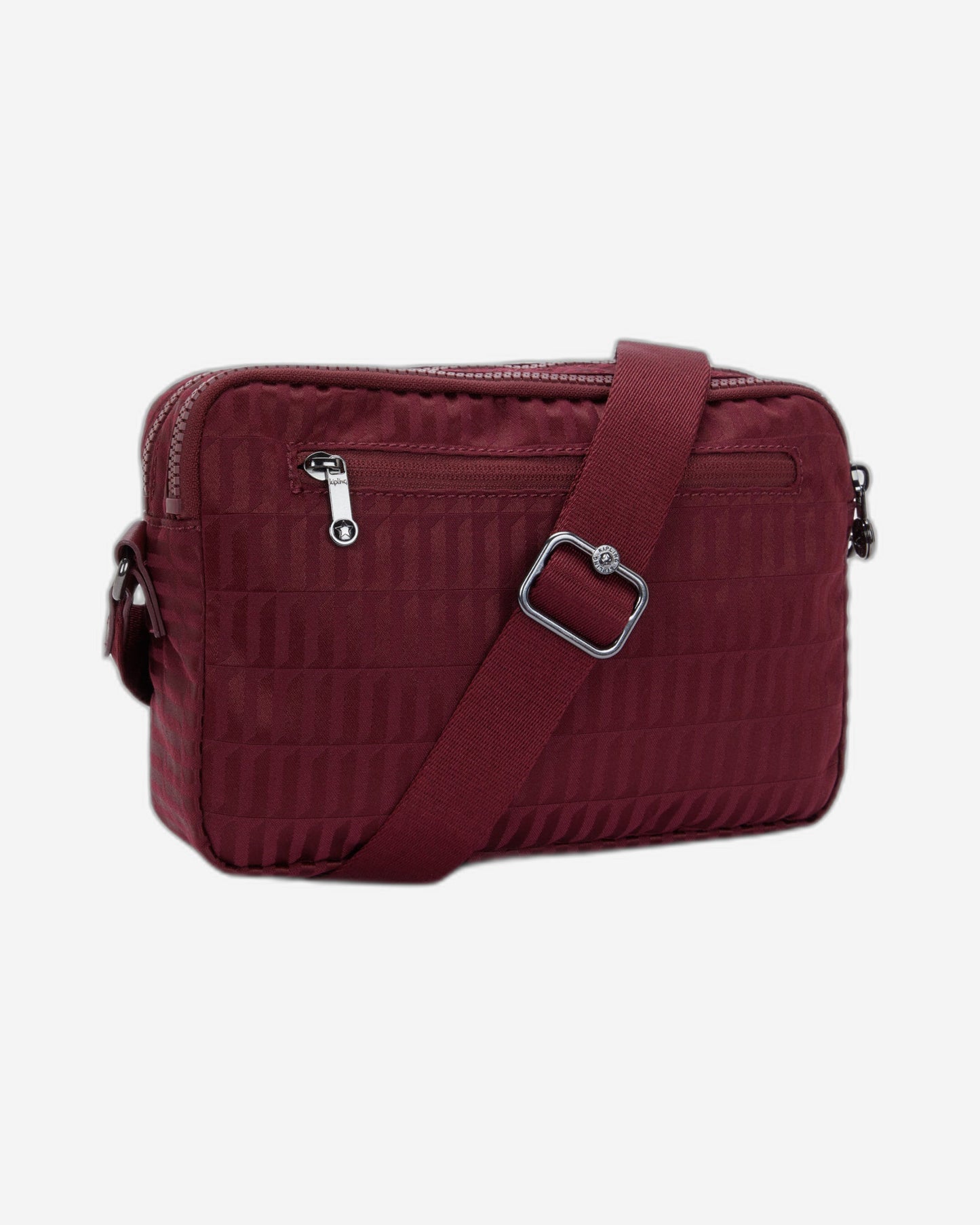 Kipling Abanu M Maroon Tile Jq Medium Crossbody I6575-9HX