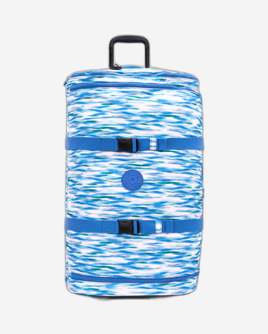 حقيبة سفر كيبلينج أفيانا إل زرقاء مخففة كبيرة بعجلات C2I6584-TX9