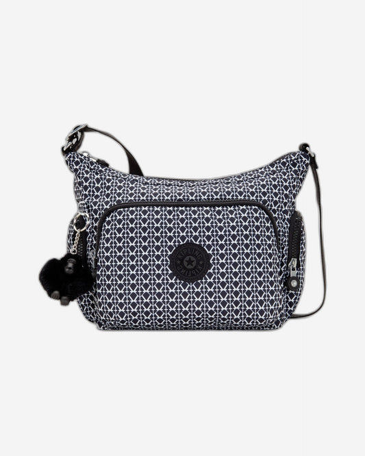 حقيبة كتف متوسطة الحجم بطبعة مميزة من كيبلينج غاب إس C2I6607-DD2