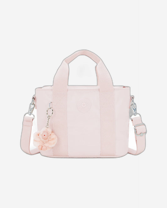 حقيبة كتف صغيرة كيبلينج مينتا بينك شاين I6642-3DZ