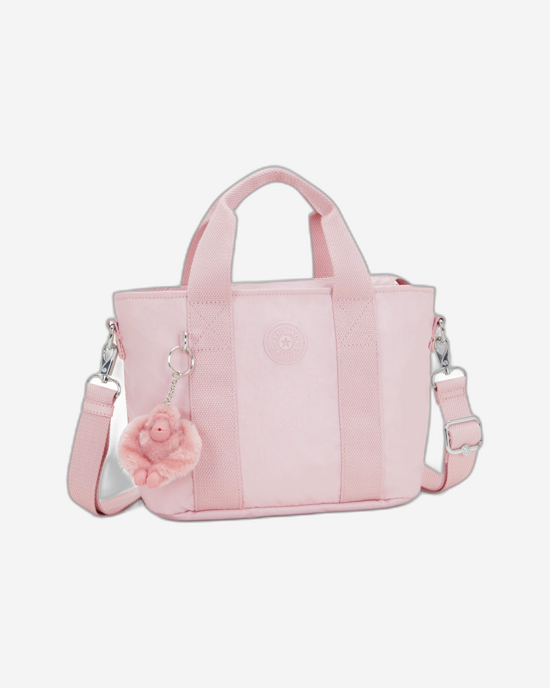 حقيبة كتف صغيرة كيبلينج مينتا بينك شاين I6642-3DZ