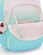 حقيبة ظهر Kipling Seoul Lap Gradient Sea Large مع حجرة للكمبيوتر المحمول I6658-63U