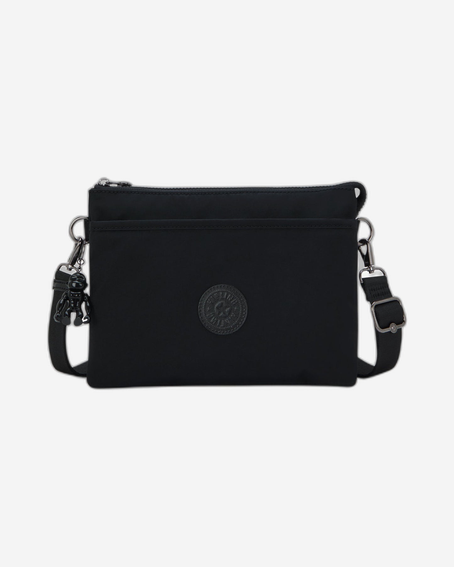 حقيبة Kipling Riri L Infinite Black متوسطة الحجم (مع حزام كتف قابل للإزالة) I6679-2EN