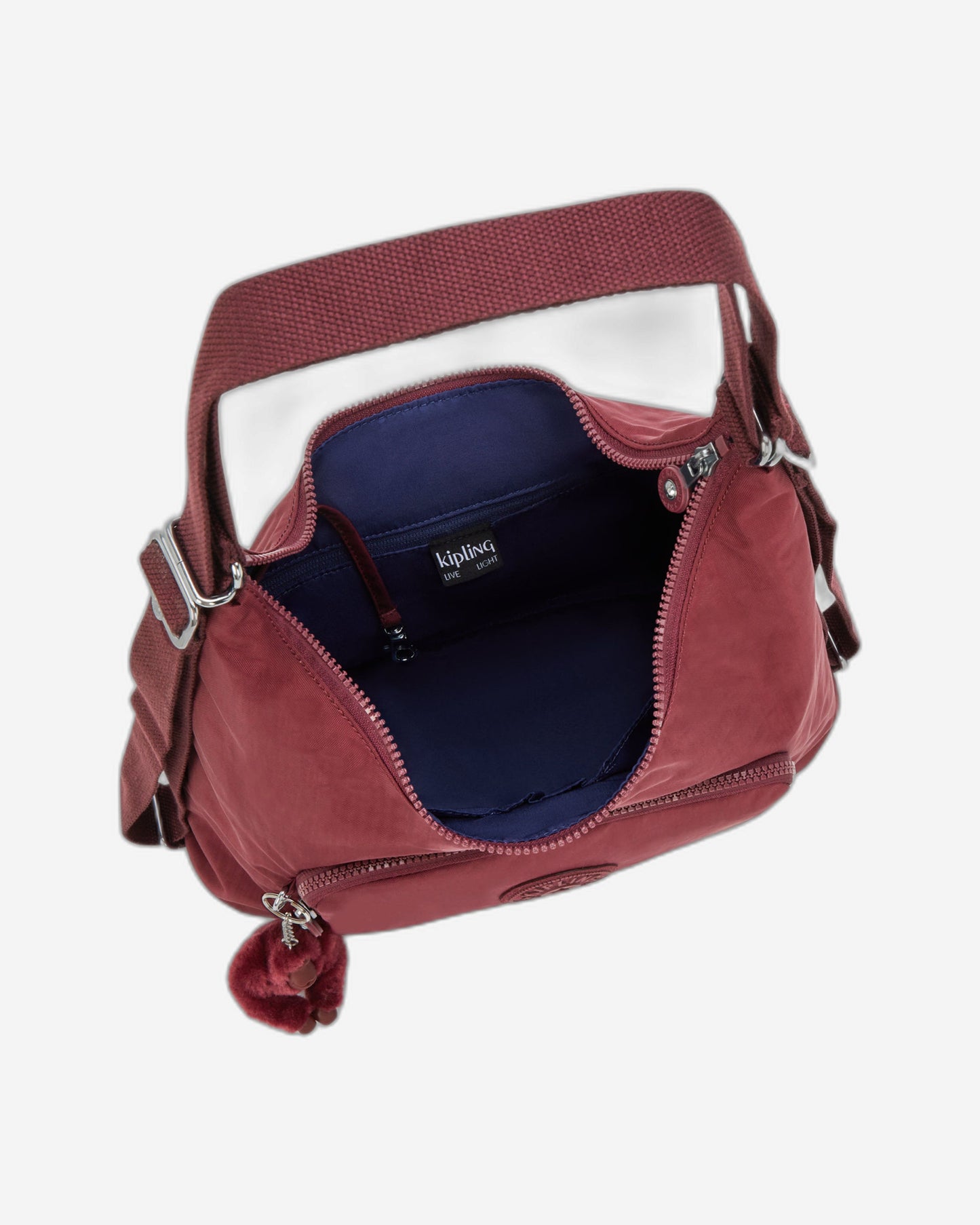 حقيبة كتف Kipling Yenna Lounge Wine متوسطة الحجم (قابلة للتحويل إلى حقيبة ظهر) I6721-5FW