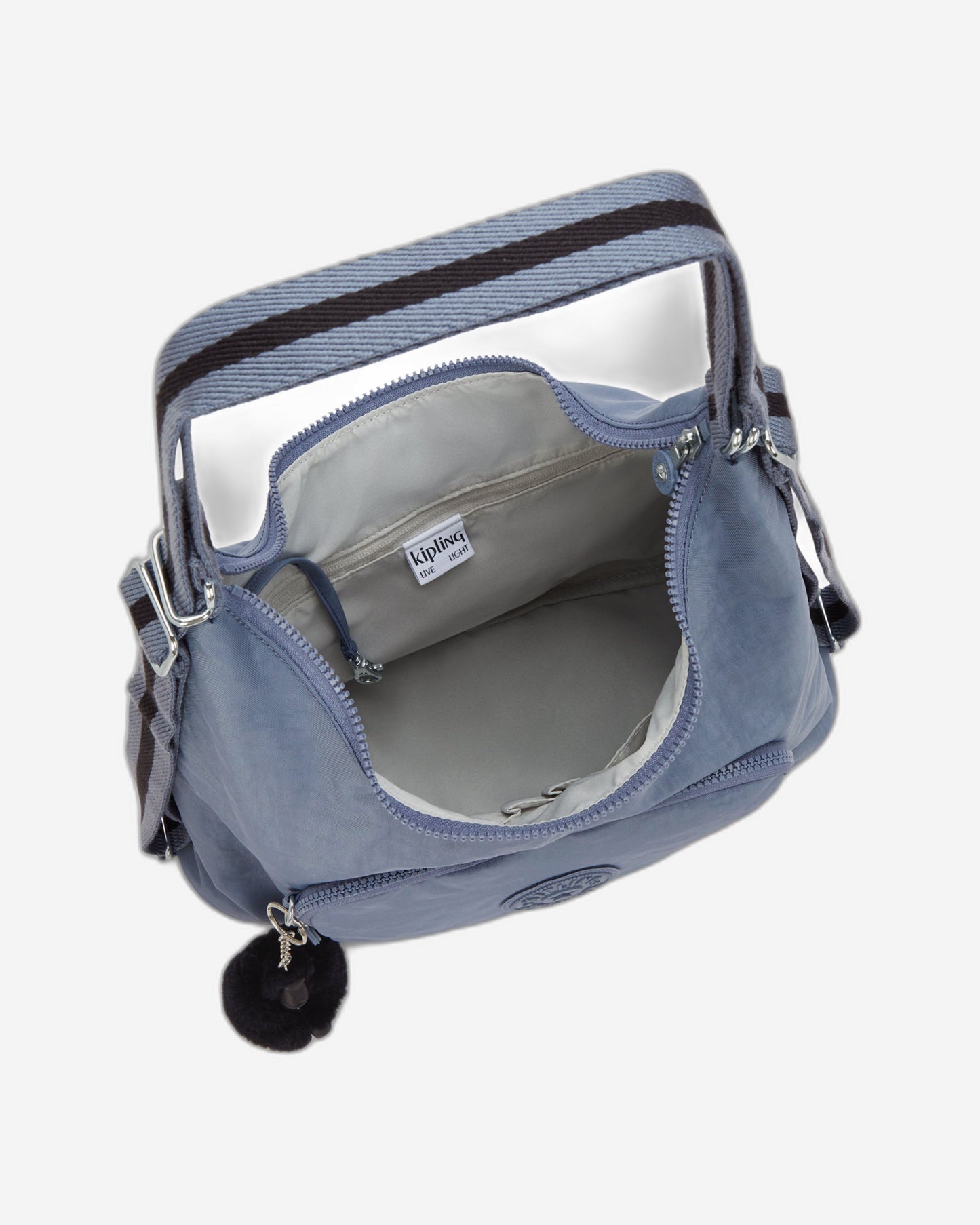 حقيبة كتف متوسطة الحجم من Kipling Yenna Blue Stone (قابلة للتحويل إلى حقيبة ظهر) I6721-6FB