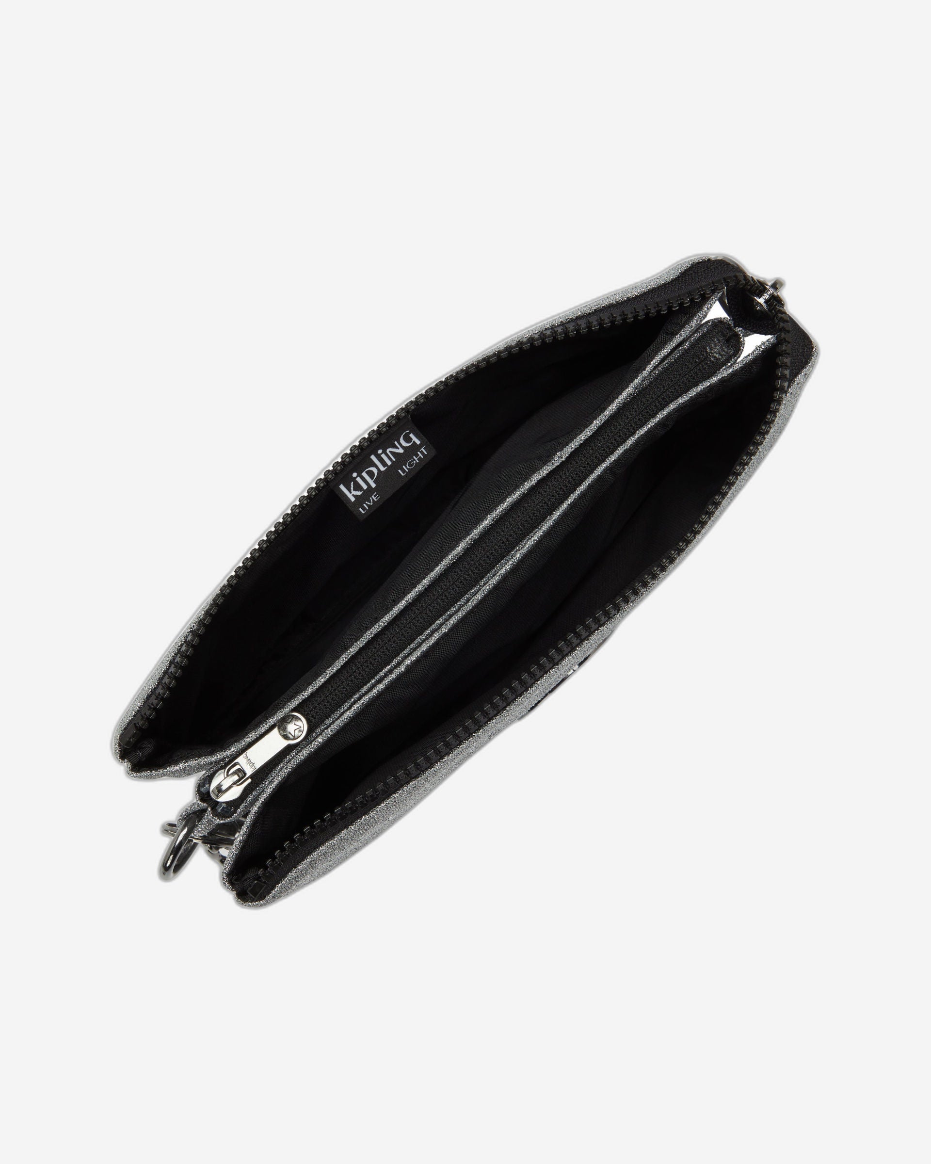 حقيبة كيبلينج ريري غوينغ آوت فضية صغيرة متقاطعة I6730-0MS