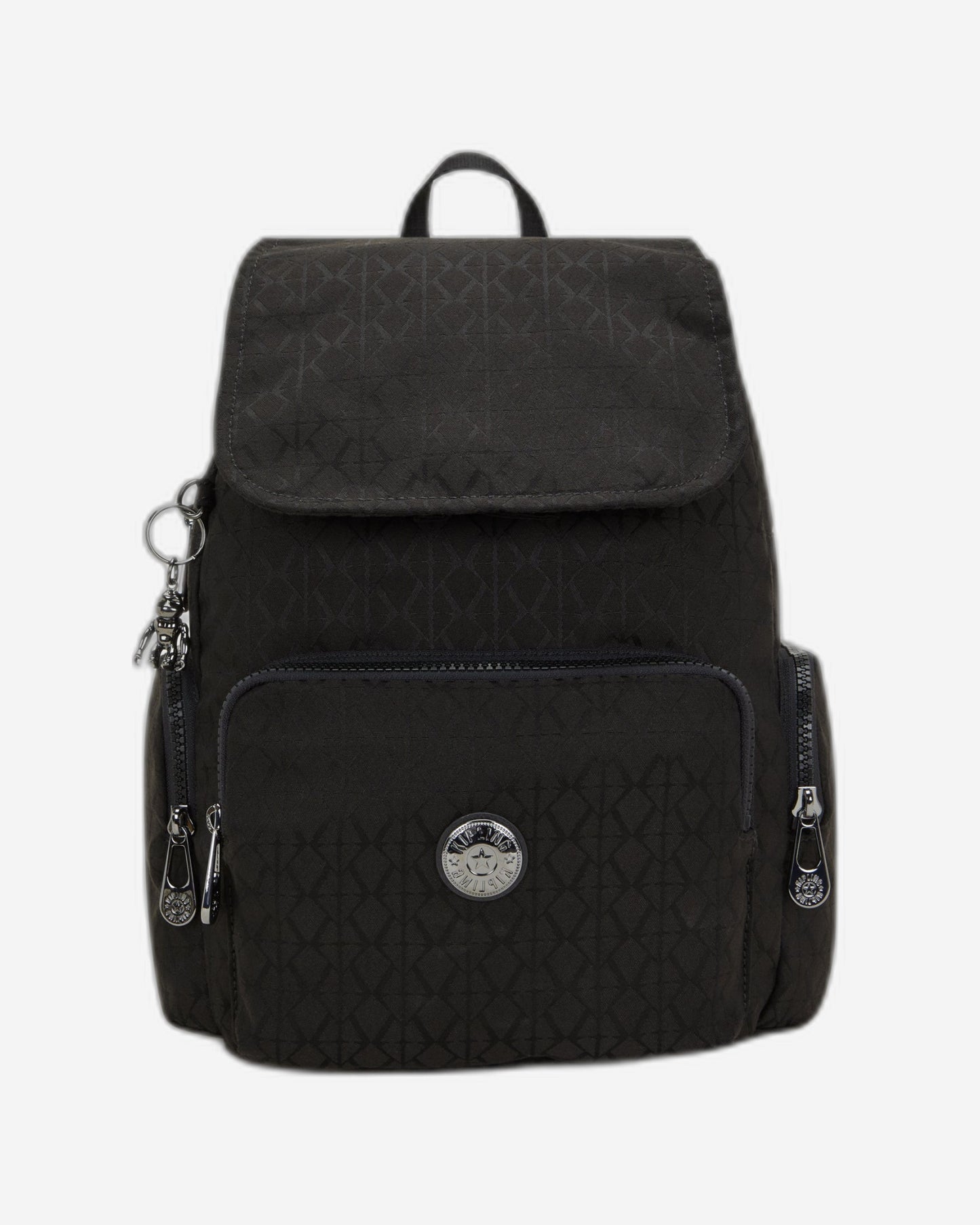 حقيبة ظهر صغيرة Kipling City Zip S Black Sign Jq I6749-Y12