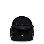 حقيبة ظهر صغيرة Kipling City Zip S Black Sign Jq I6749-Y12