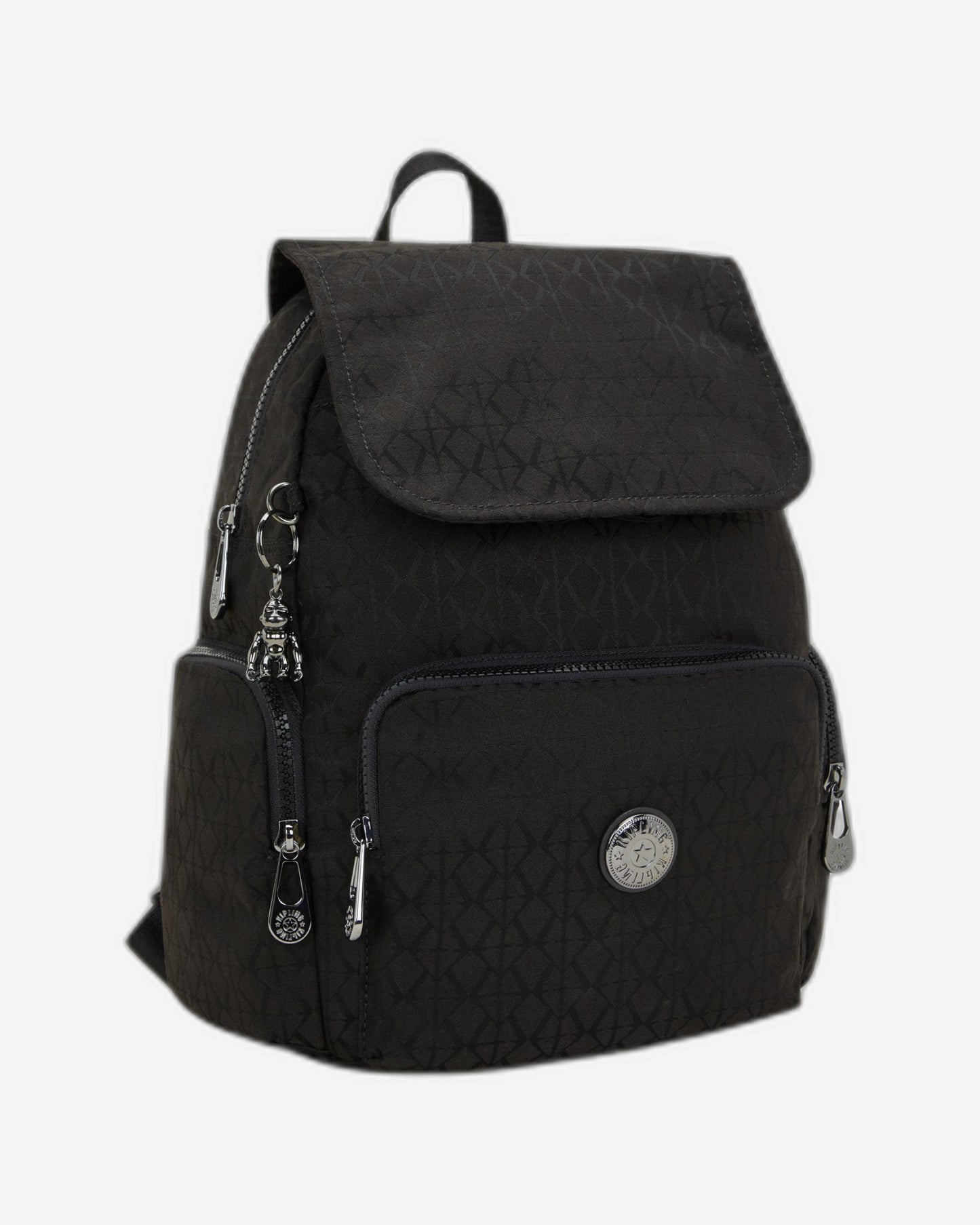 حقيبة ظهر صغيرة Kipling City Zip S Black Sign Jq I6749-Y12