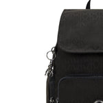 حقيبة ظهر صغيرة Kipling City Zip S Black Sign Jq I6749-Y12