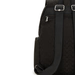 حقيبة ظهر صغيرة Kipling City Zip S Black Sign Jq I6749-Y12
