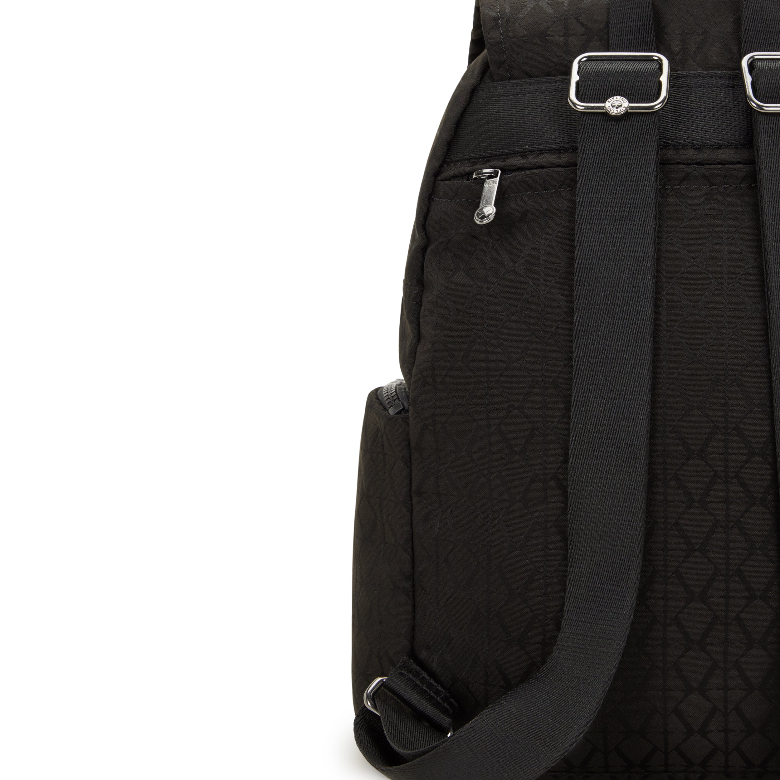 حقيبة ظهر صغيرة Kipling City Zip S Black Sign Jq I6749-Y12