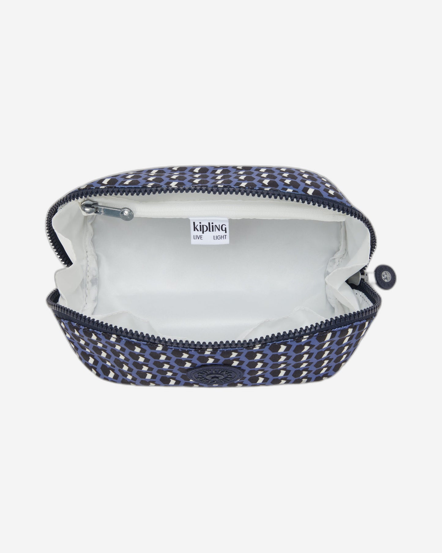 حقيبة أدوات الزينة الصغيرة Kipling Mirko S 3D K باللون الأزرق I6753-4JS