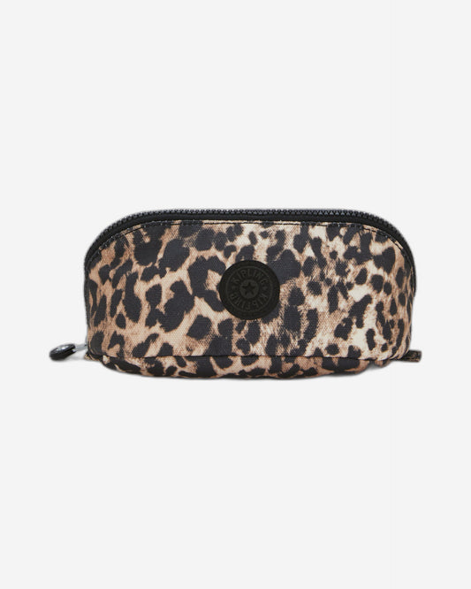 حقيبة أدوات الزينة الصغيرة Kipling Mirko S Wild Leopard I6753-6JP