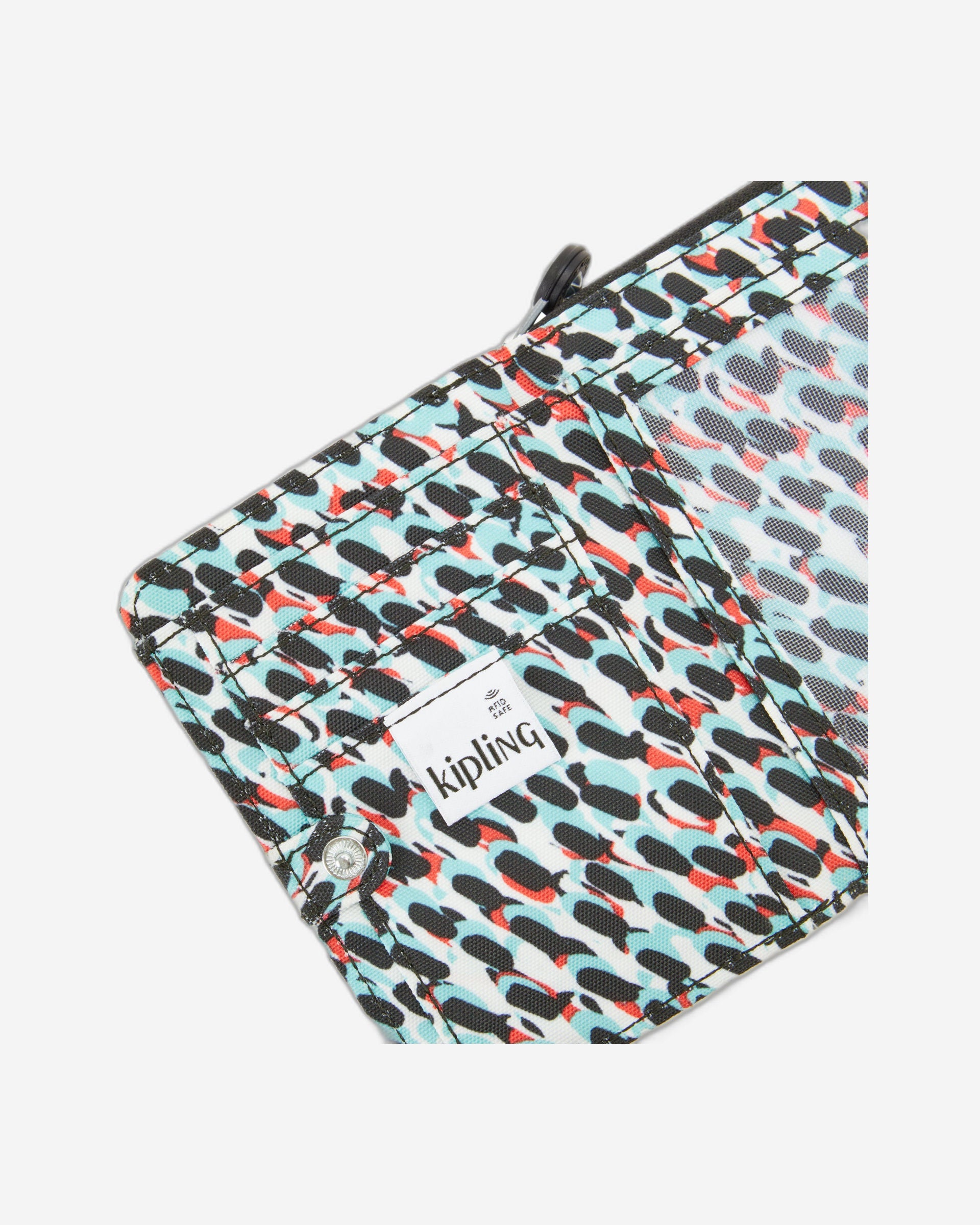 محفظة كيبلينج متوسطة الحجم بطبعة تجريدية من Money Love C2I6791-GN6