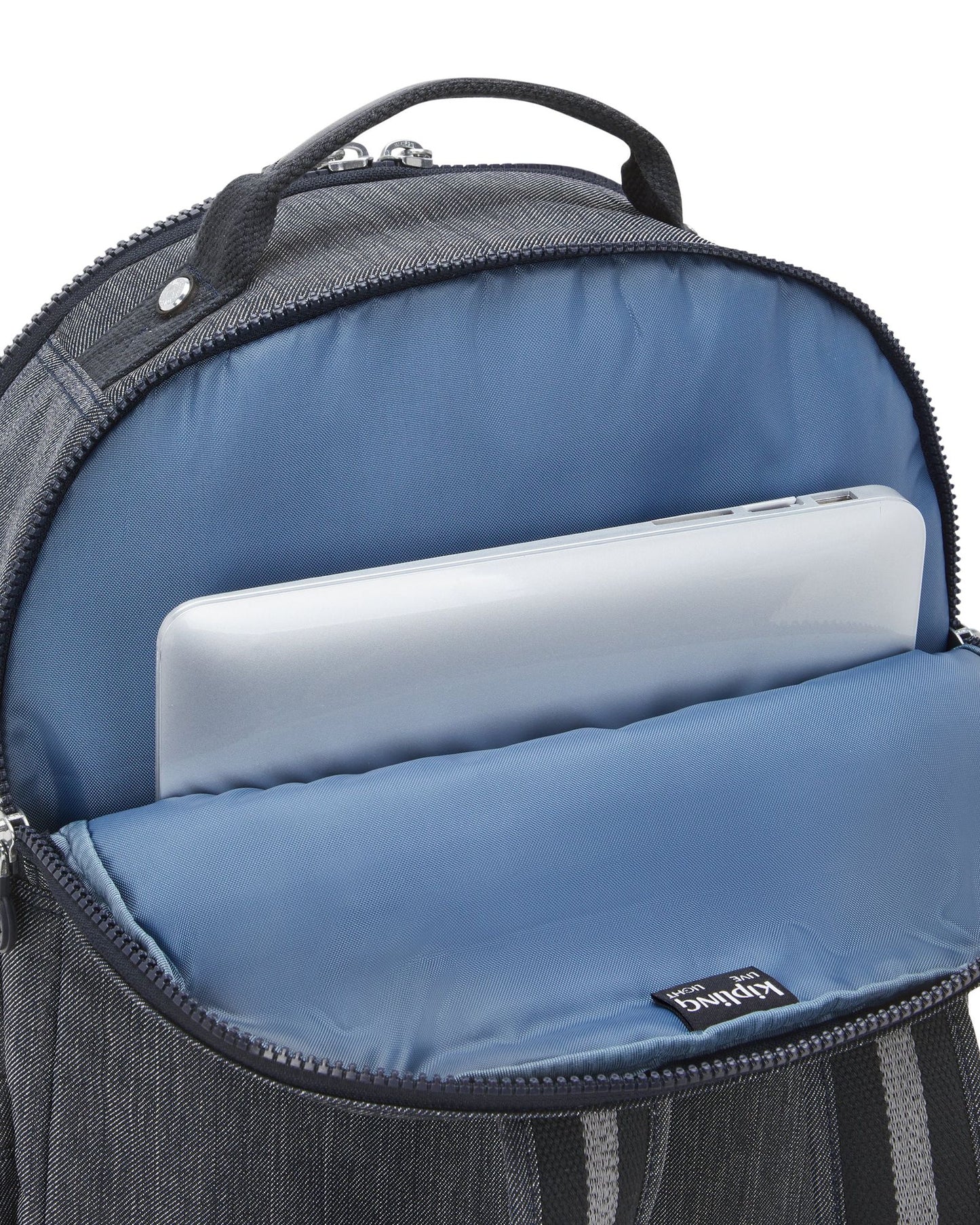 حقيبة ظهر Kipling Seoul Lap Marine Navy كبيرة مع حجرة للكمبيوتر المحمول I6828-58C