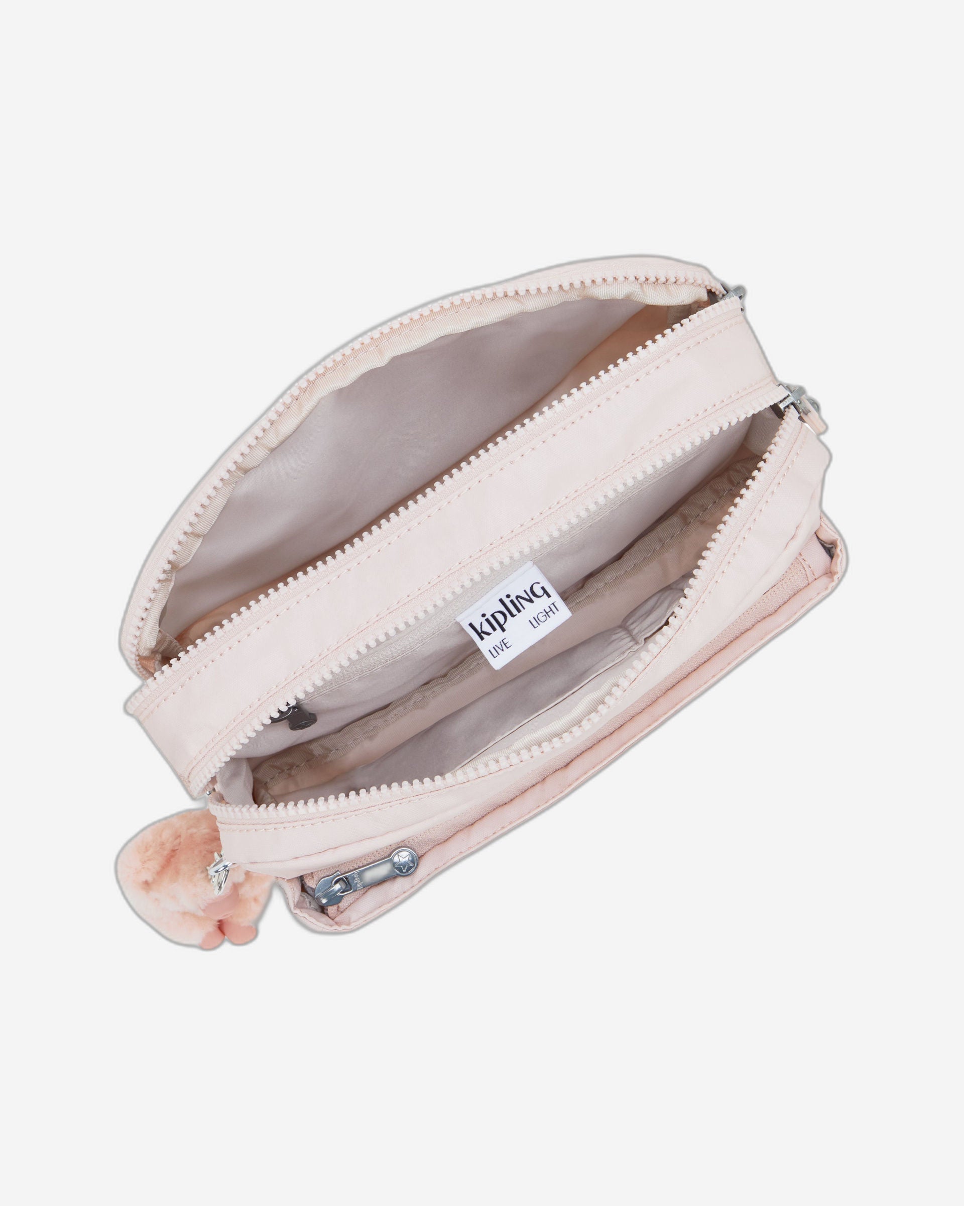 حقيبة كروس بودي متوسطة الحجم من كيبلينج أبانو إم بينك شاين I6831-3DZ
