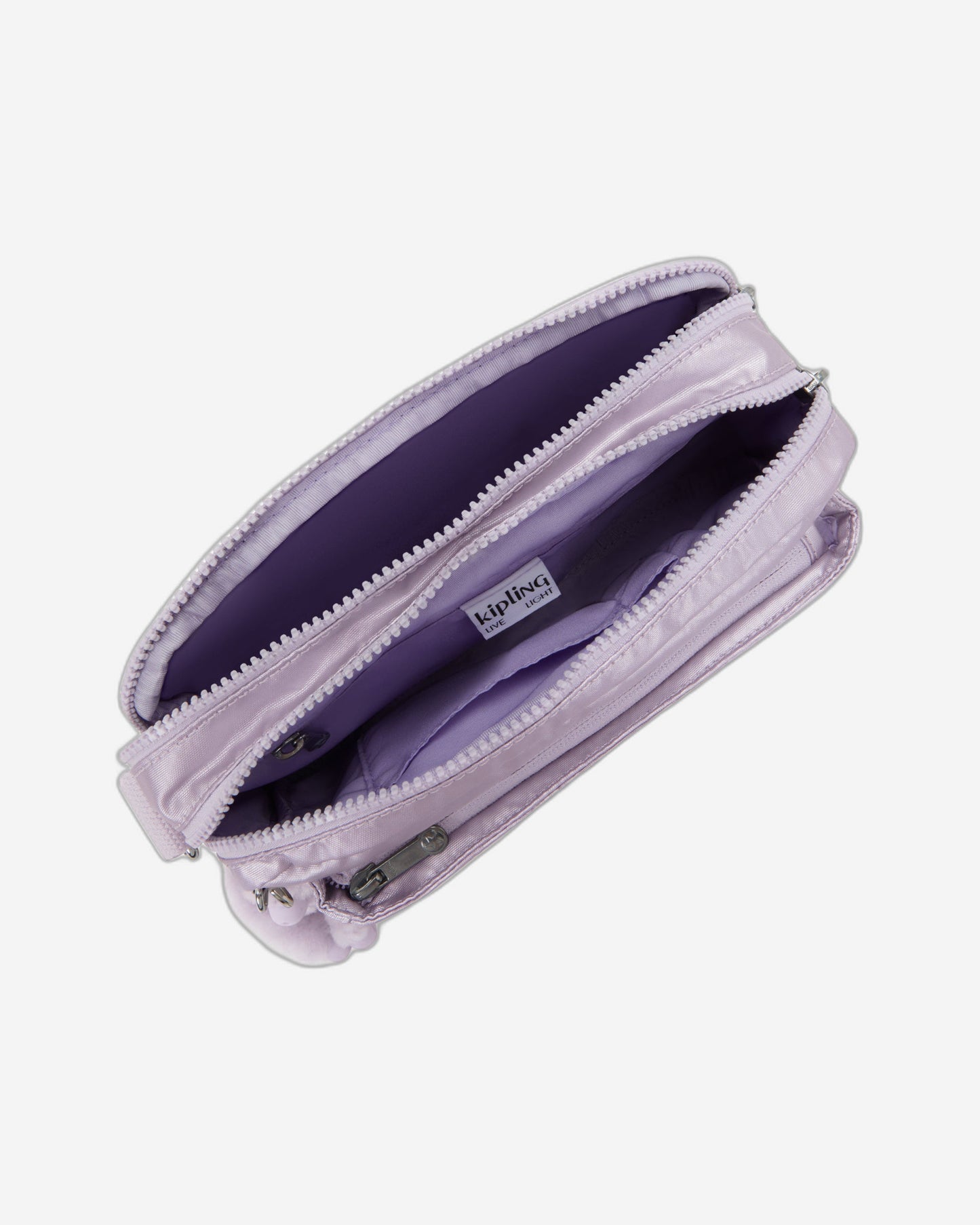 حقيبة كروس بودي متوسطة الحجم من كيبلينج أبانو إم ليلاك مون ميت I6831-4HT