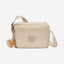 حقيبة Kipling Abanu M متوسطة الحجم باللون البيج اللامع I6831-5DV