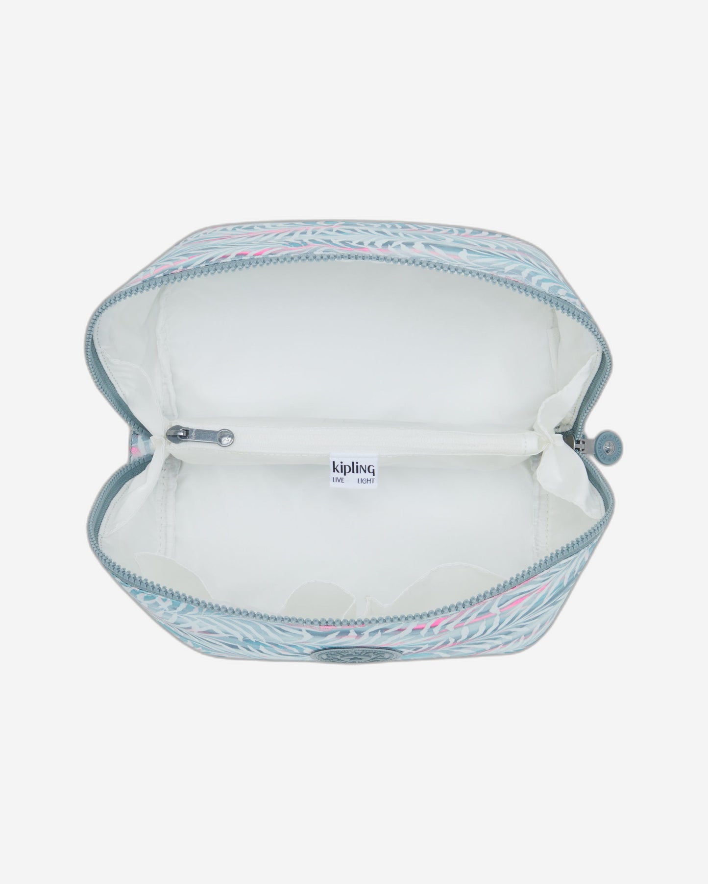 حقيبة أدوات الزينة الكبيرة Kipling Mirko M Palmtree Leaves I6838-3QN