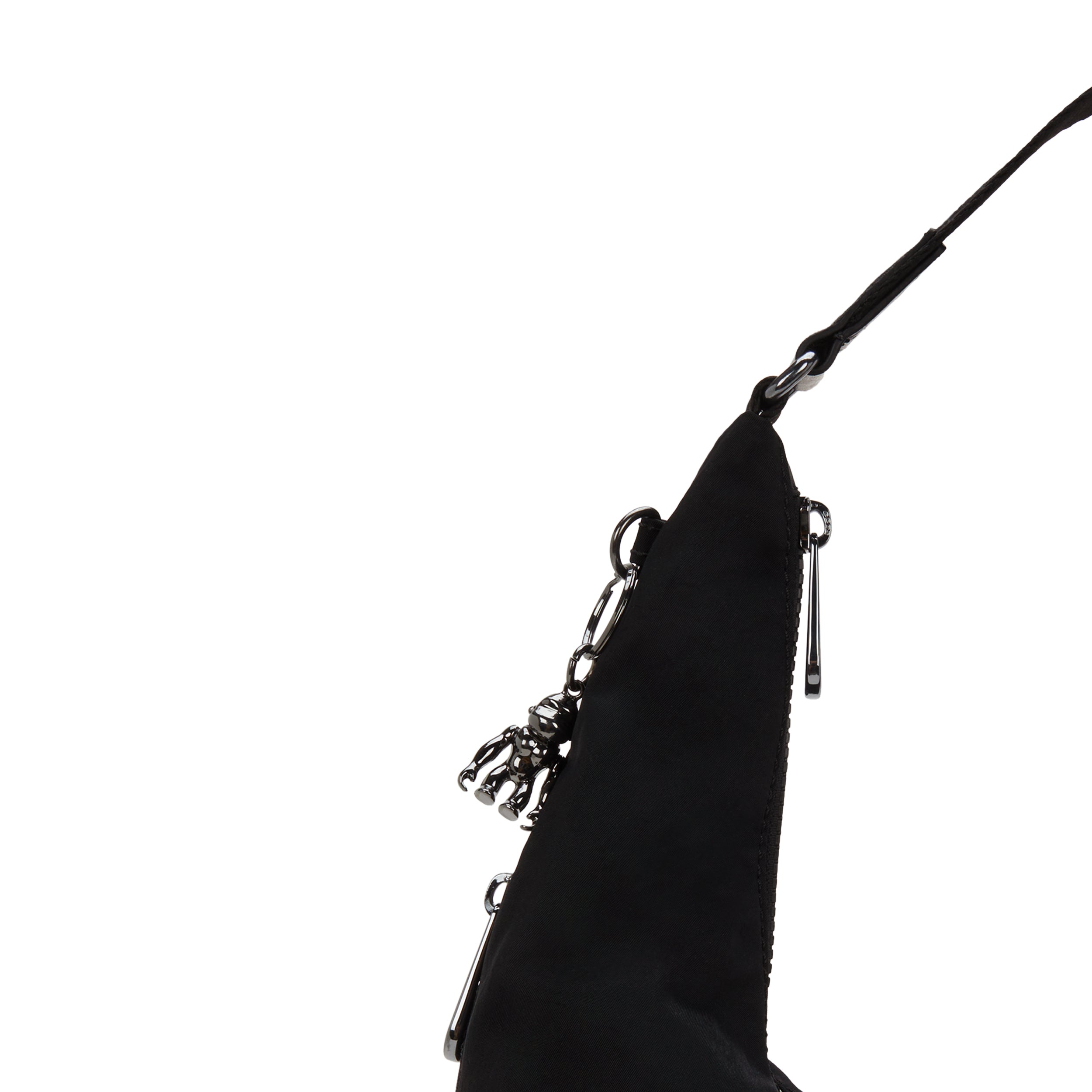 حقيبة كتف كيبلينج إيانا زيب إندلس سوداء متوسطة الحجم I6905-TB4