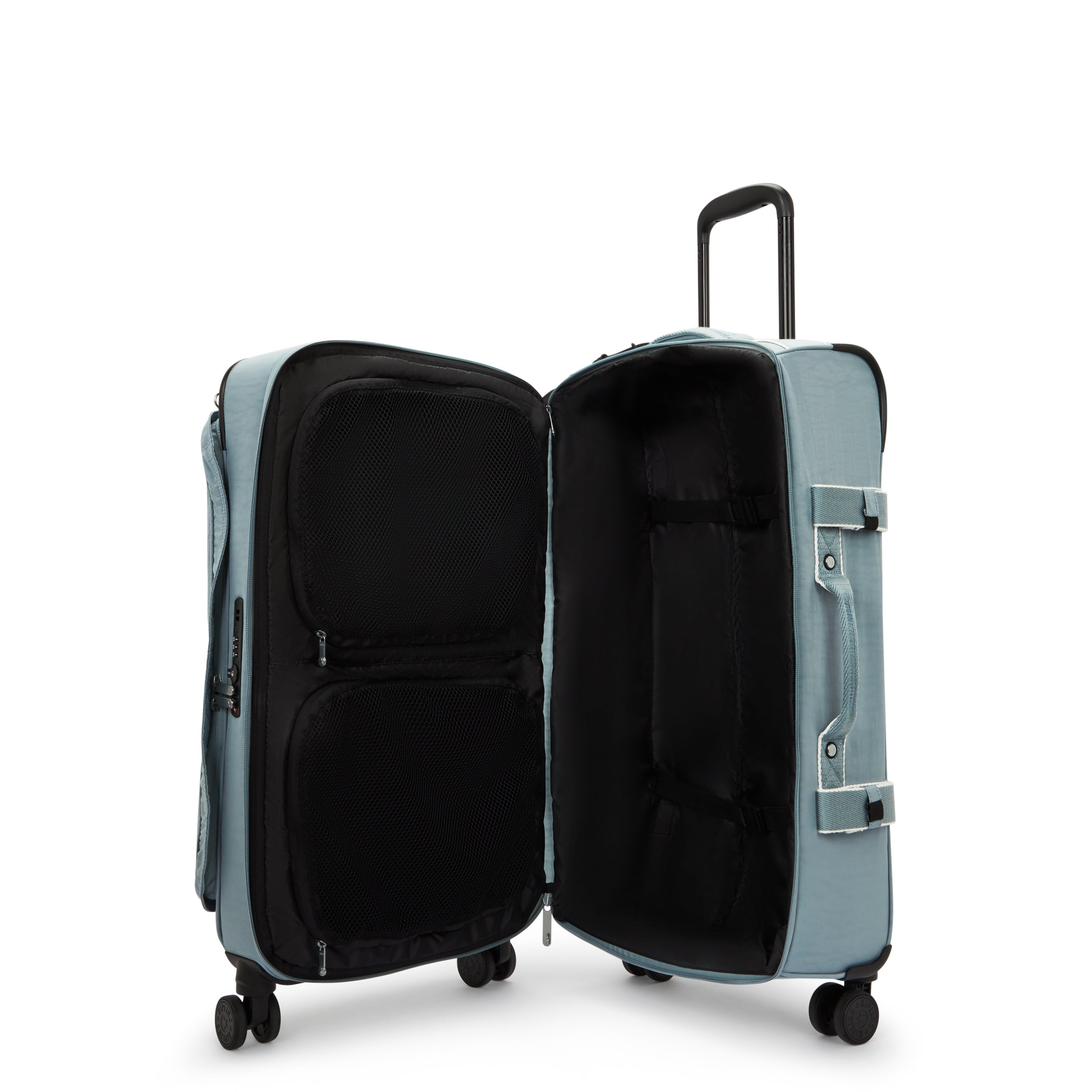 حقيبة سفر كيبلينج سبونتانيوس متوسطة الحجم رمادية اللون بعجلات I6918-3NL