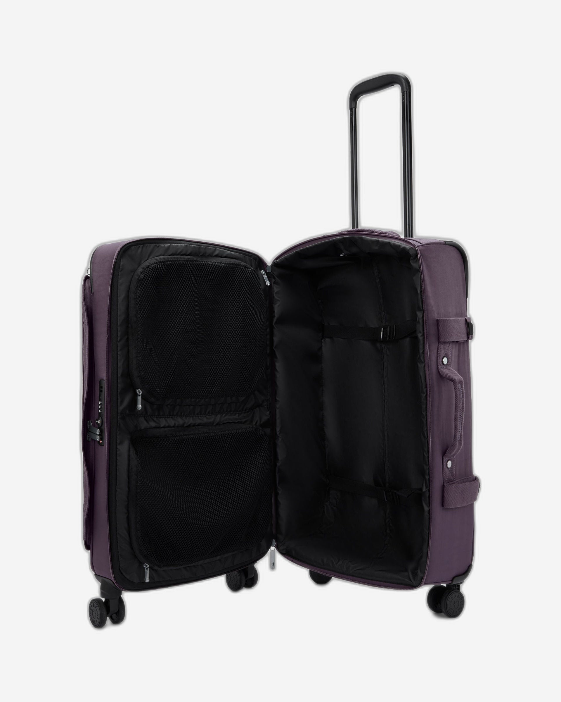 حقيبة سفر Kipling Spontaneous M Ultimate Plum متوسطة الحجم بعجلات I6918-67U