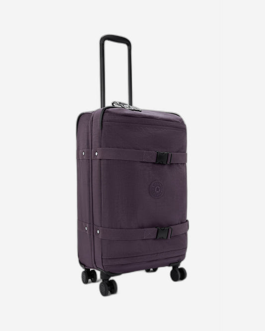 حقيبة سفر Kipling Spontaneous M Ultimate Plum متوسطة الحجم بعجلات I6918-67U