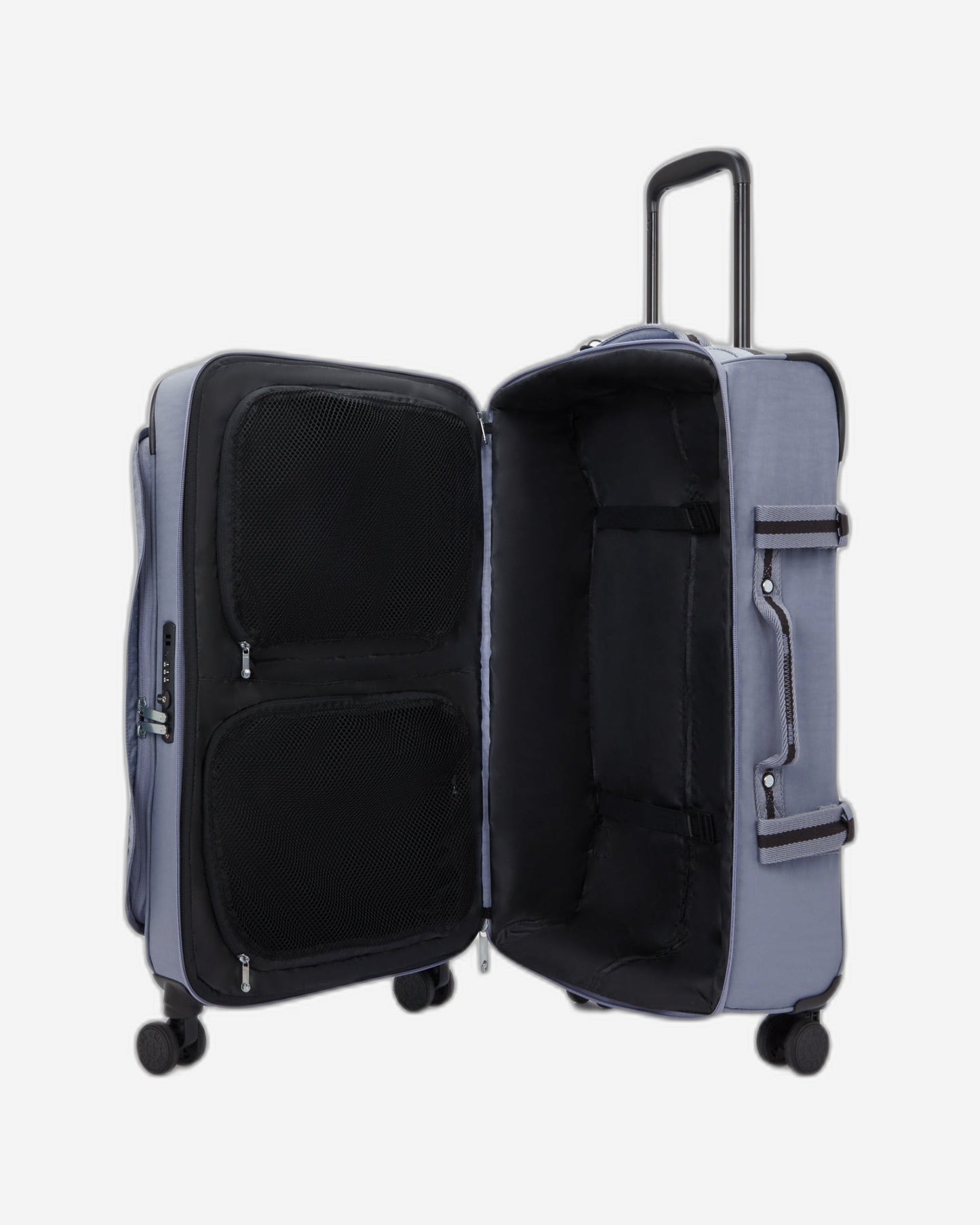 حقيبة سفر Kipling Spontaneous M Blue Stone متوسطة الحجم بعجلات I6918-6FB