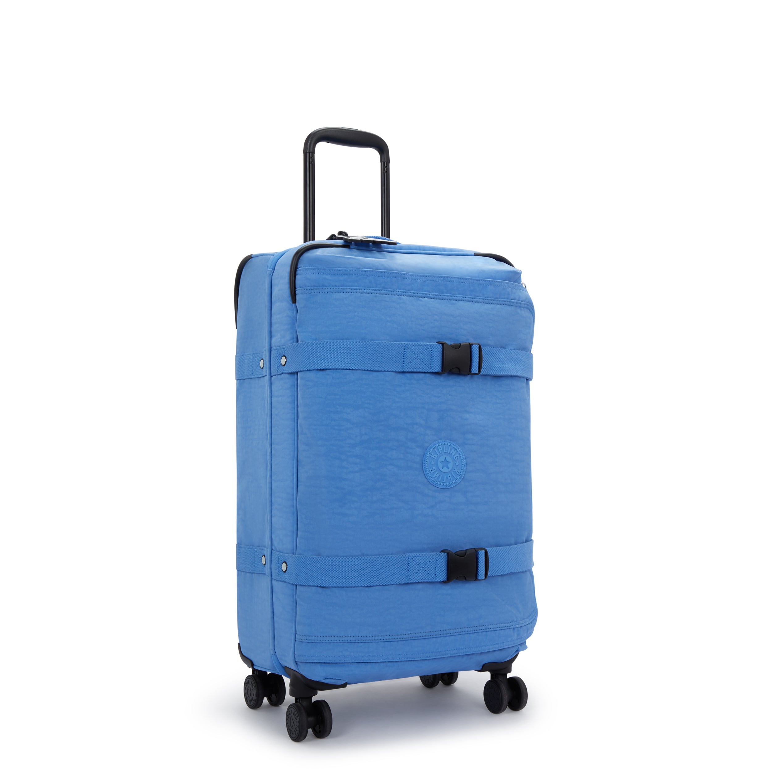 حقيبة سفر كيبلينج سبونتانيوس إم متوسطة الحجم بعجلات بلون أزرق كوكتيل I6918-87S