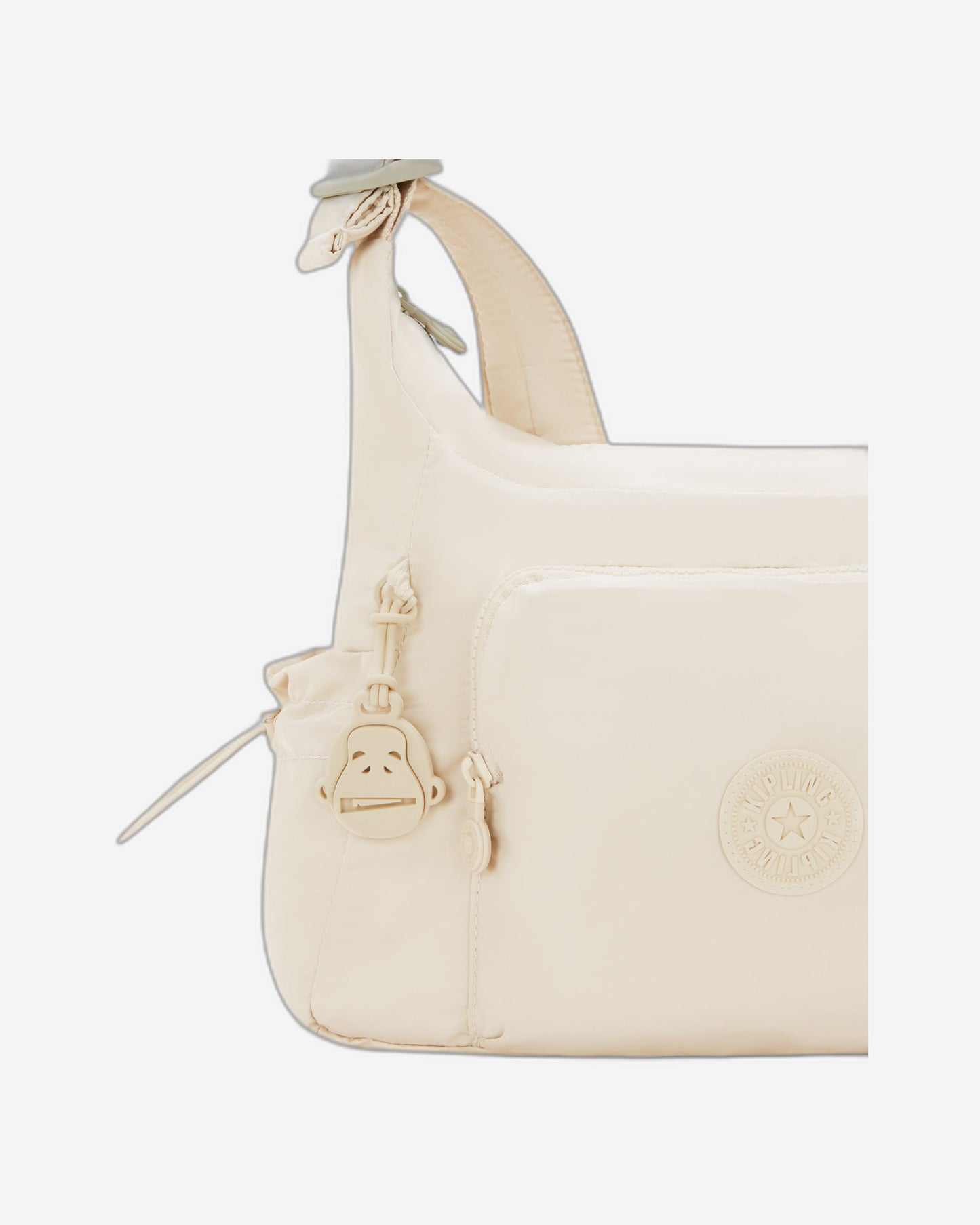 حقيبة كيبلينج غاب إس متوسطة الحجم بلون بيج بسيط I6931-4RX