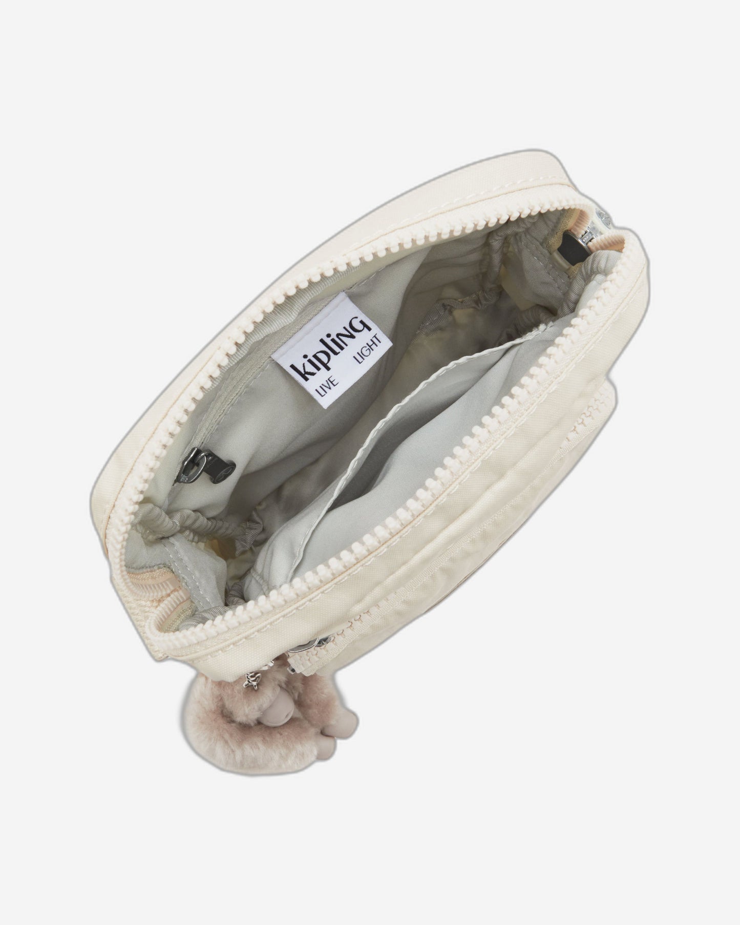 حقيبة كتف صغيرة من كيبلينج غونيه بلون بيج ولؤلؤي C2I6992-3KA