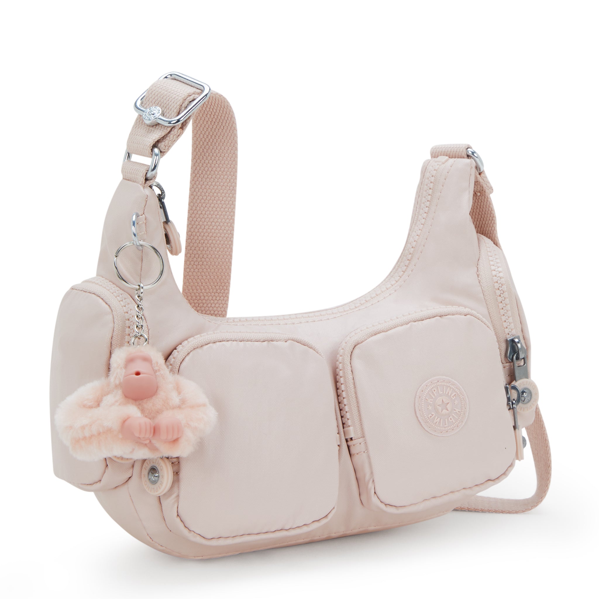 حقيبة كيبلينج ريكا ميني بينك شاين صغيرة كروس بودي I7005-3DZ
