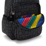 حقيبة ظهر كيبلينج سيول السحرية السوداء الكبيرة I7066-9HP